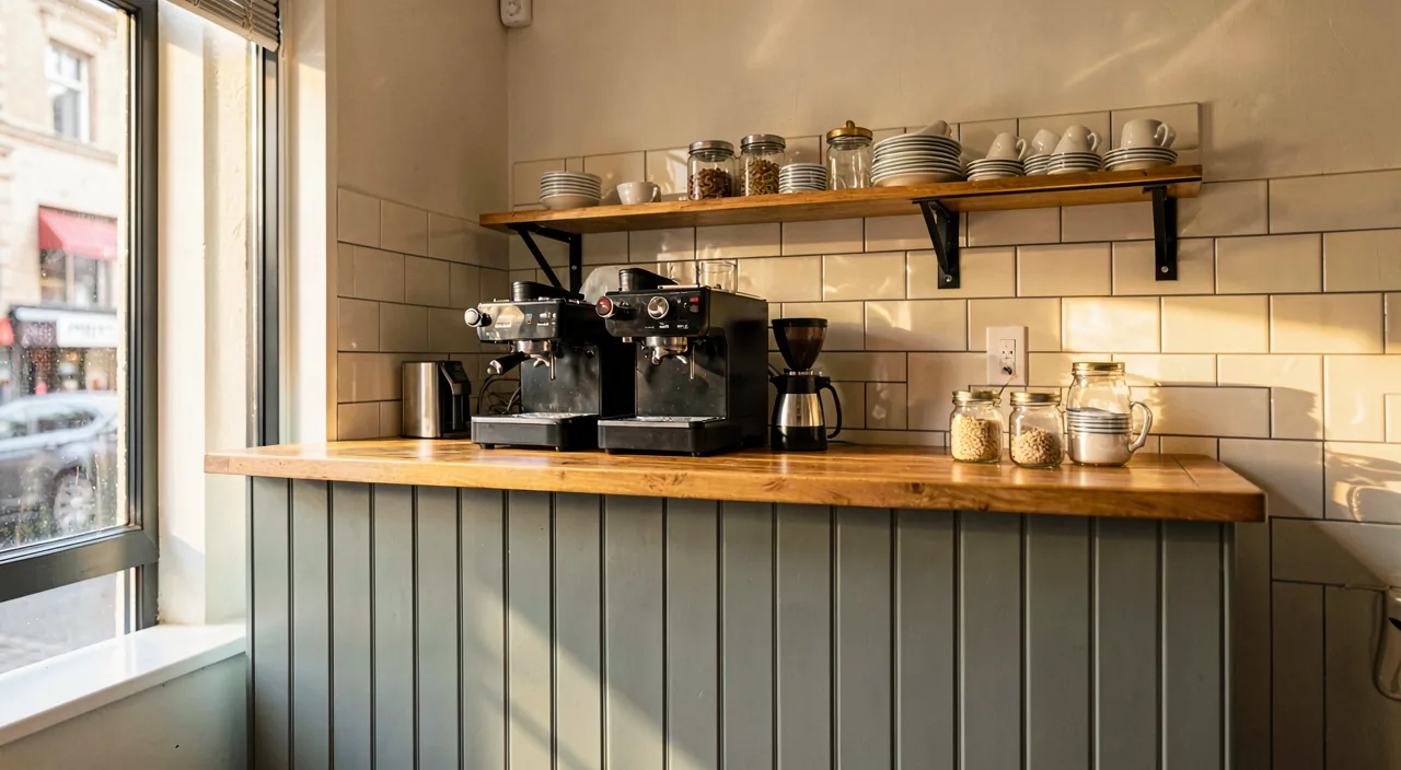 Inside Slow Start Coffee, Kettleford Street